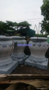 Đá kê cột chạm khắc tinh xảo chịu lực tốt giá tốt