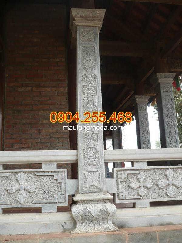 Làm cột đá nhà thờ họ ở Hà Nội - Giá bán cột đá tự nhiên tại Hà Nội