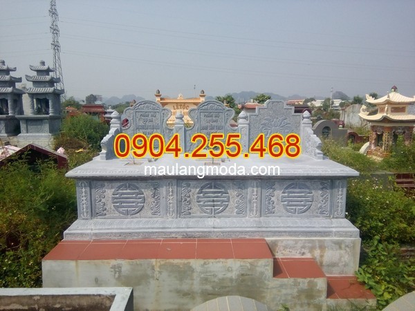 Mộ đá đẹp tại Điện Biên - Nhận thi công lắp đặt xây mộ đá tại Điện Biên