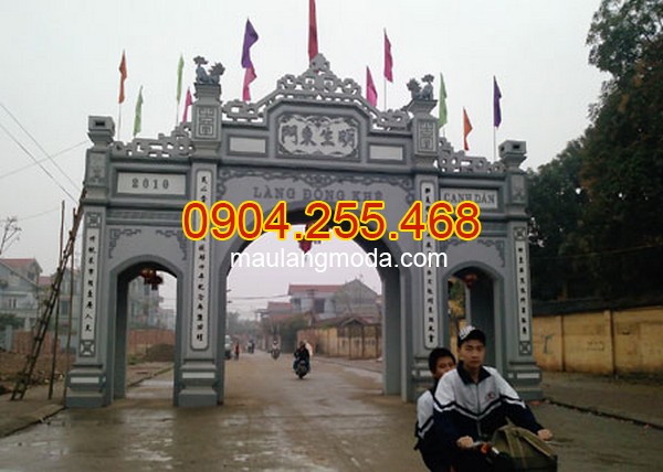 Nhận lắp đặt xây bán cổng tam quan đá đình chùa nhà thờ họ tại Bà Rịa - Vũng Tàu