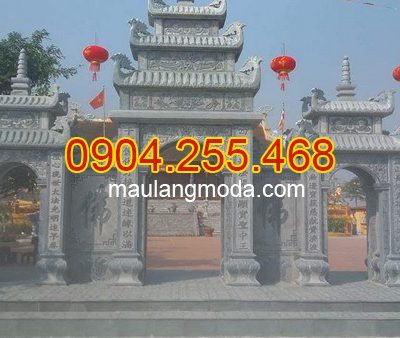 Mẫu cổng nhà thờ họ bằng đá