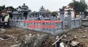 Một số mẫu cổng đá khu lăng mộ đẹp, chuẩn phong thủy