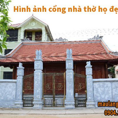 [TOP] Hình ảnh cổng nhà thờ họ, cổng từ đường bằng đá đẹp nhất 2019