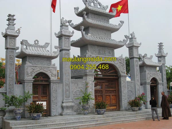 Top 10+ mẫu cổng chùa đẹp nhất Việt Nam năm 2019