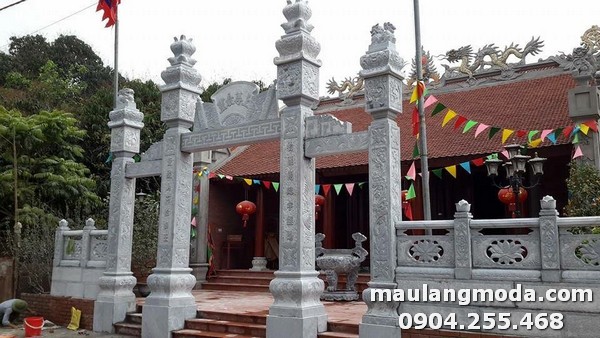 Những mẫu cổng đền được làm bằng đá xanh cao cấp nhất
