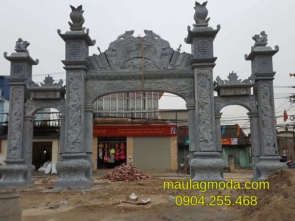 Mẫu cổng chùa, cổng nhà thờ đẹp nhất Ninh Vân -Ninh Bình