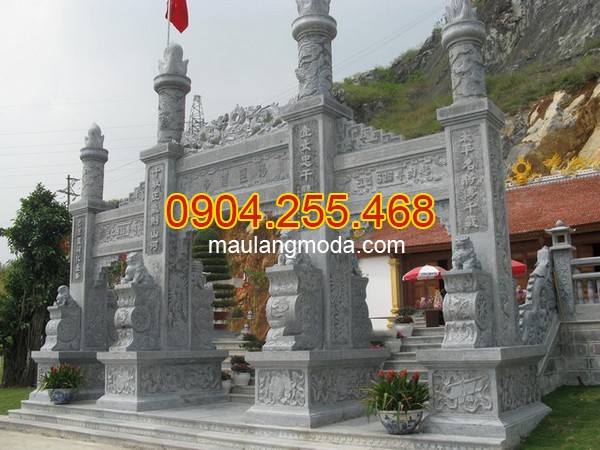 Mẫu cổng chùa bằng đá tại Đà Nẵng đẹp
