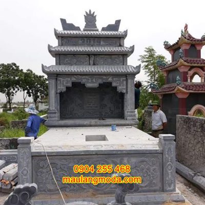 Mẫu mộ đôi bằng đá tự nhiên đẹp giá rẻ nhất tại Ninh Bình