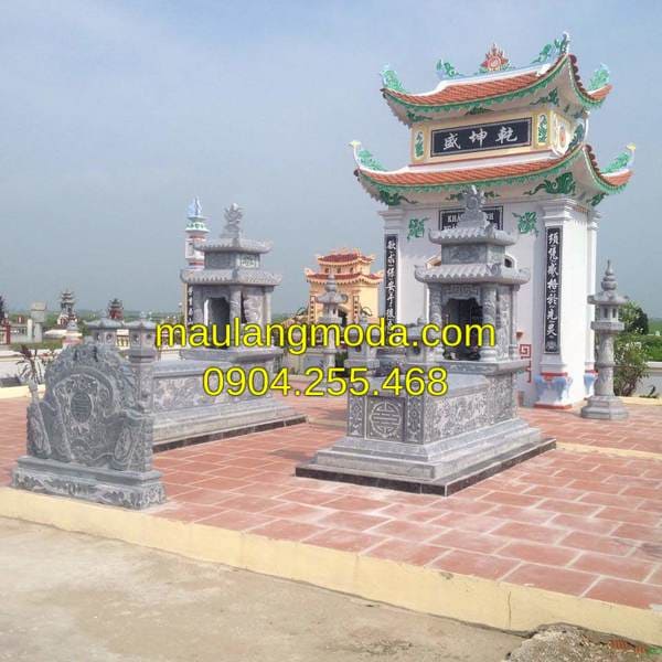 Những mẫu mộ đá hai mái đẹp nhất tại Ninh Vân - Ninh Bình