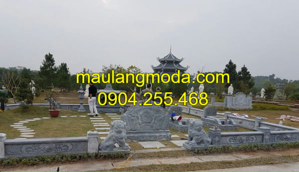 Chi tiết cấu tạo thiết kế khu lăng mộ đẹp tại Ninh Vân - Ninh Bình