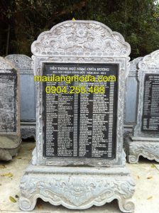 Mẫu bia đá công đức đang được thịnh hành nhất hiện nay