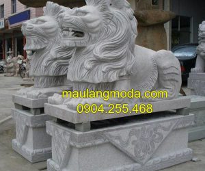 Mẫu tượng sư tử đá mỹ nghệ đẹp tại Ninh Bình