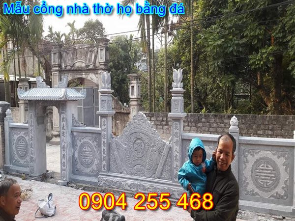 mẫu cổng nhà thờ họ đẹp tại Nam Định
