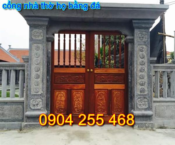 cổng nhà thờ họ bằng đá đẹp tại Hà Nội