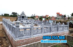 Mẫu lăng mộ đá gia tộc
