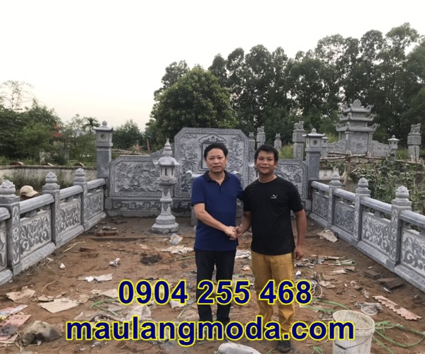 Lắp đặt khu lăng mộ gia tộc tại Bắc Giang 5