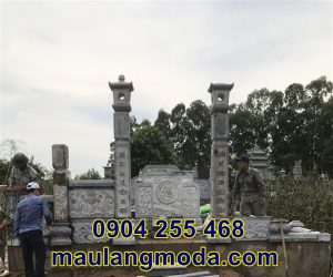 Lắp đặt lăng mộ đá tại Bắc Giang 4