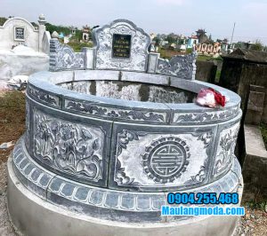 mẫu mộ tròn bằng đá đẹp