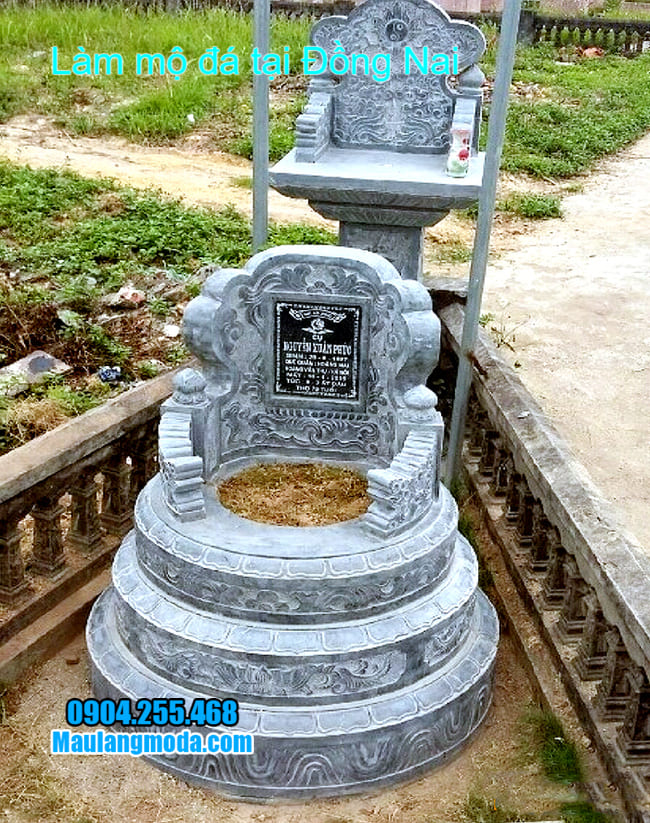 mẫu mộ đá tròn bán tại đồng nai