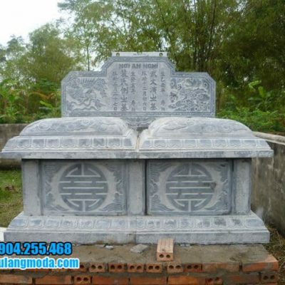 mẫu mộ đôi bằng đá đẹp tại Quảng Bình