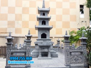 mộ tháp bằng đá tại Quảng Trị đẹp