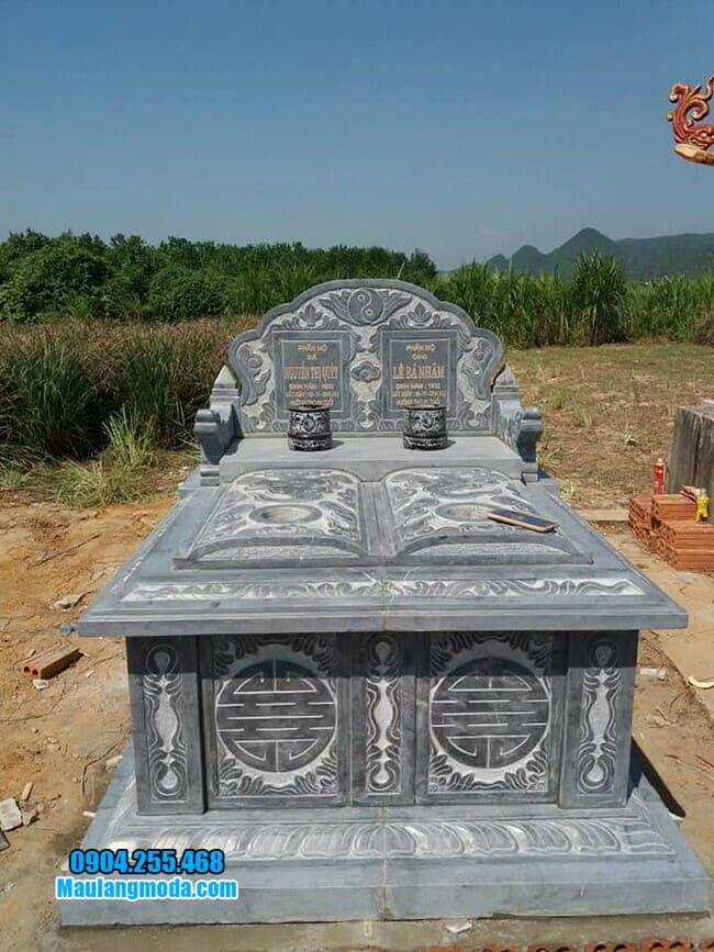 mộ đôi bằng đá tại Quảng Bình đẹp nhất