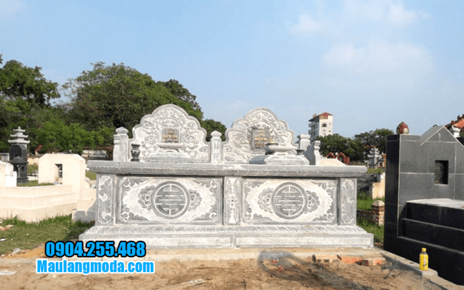 mộ đôi đá mỹ nghệ tại Đà Nẵng