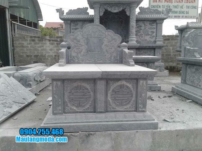 mộ đôi bằng đá tại Tây Ninh đẹp
