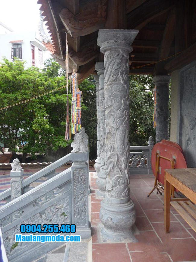 Vài nét về mẫu cột đá tròn đẹp tại Ninh Vân