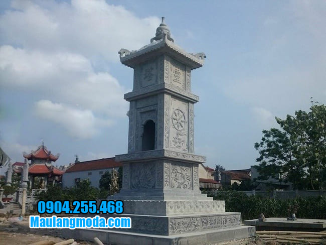 mộ đá hình tháp tại Ninh Thuận đẹp