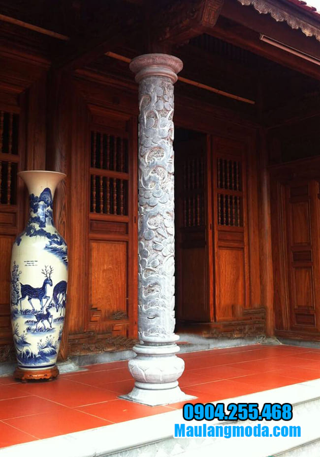 Đặc điểm của các mẫu cột tròn đá xanh đẹp tại Ninh Vân