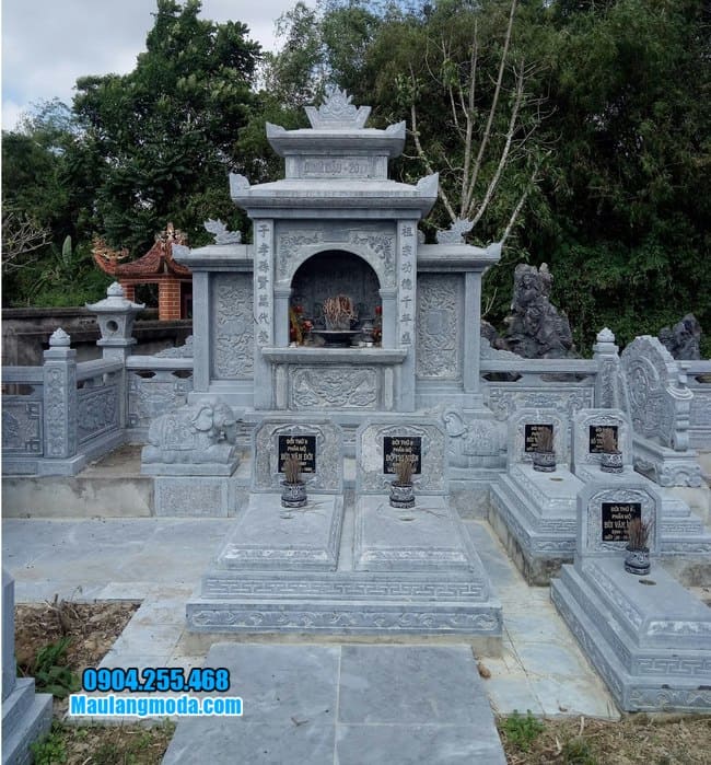 khu lăng mộ đá đẹp tại Bắc Giang