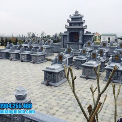 mẫu khu lăng mộ bằng đá đẹp nhất tại Bắc Giang