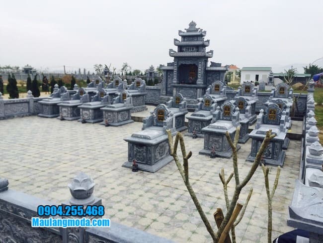 mẫu khu lăng mộ bằng đá đẹp nhất tại Bắc Giang