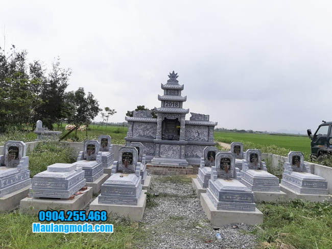 mẫu lăng mộ đá tại Bắc Giang