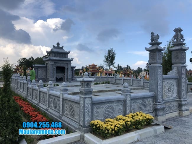 mẫu lăng mộ đá đẹp tại Bắc Giang