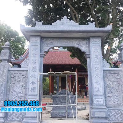 các mẫu cổng nhà thờ họ bằng đá tại Quảng Ninh