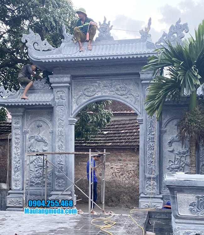 mẫu cổng nhà thờ họ đẹp tại Quảng Ninh