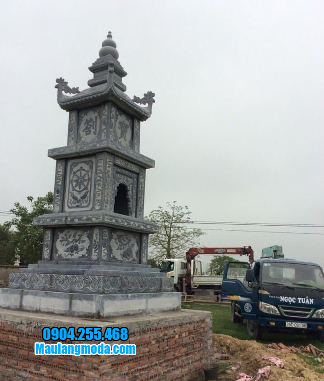 Tháp mộ để hũ tro cốt tại Quy Nhơn