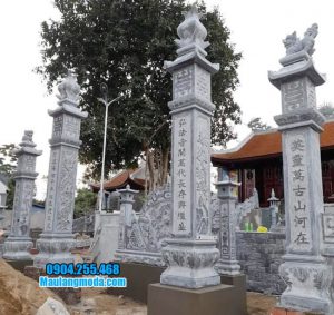 các mẫu cổng nhà thờ họ bằng đá tại Bắc Giang
