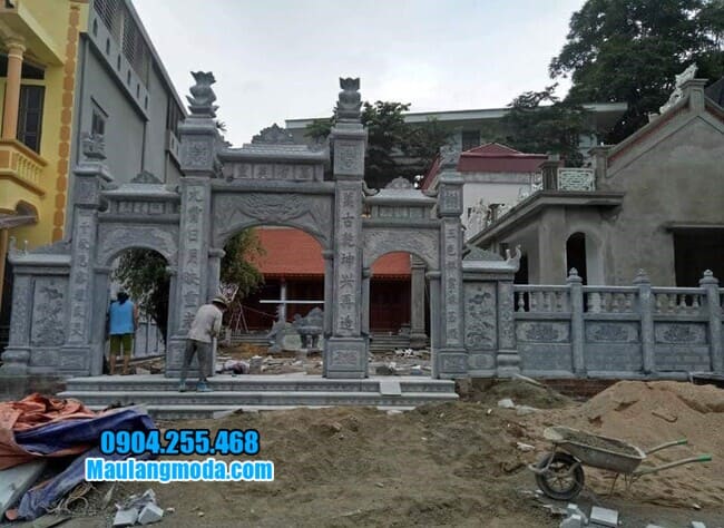 cổng nhà thờ họ bằng đá tại Tuyên Quang đẹp nhất