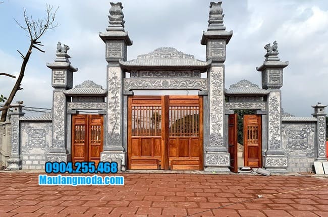 cổng nhà thờ họ bằng đá đẹp nhất tại Lạng Sơn