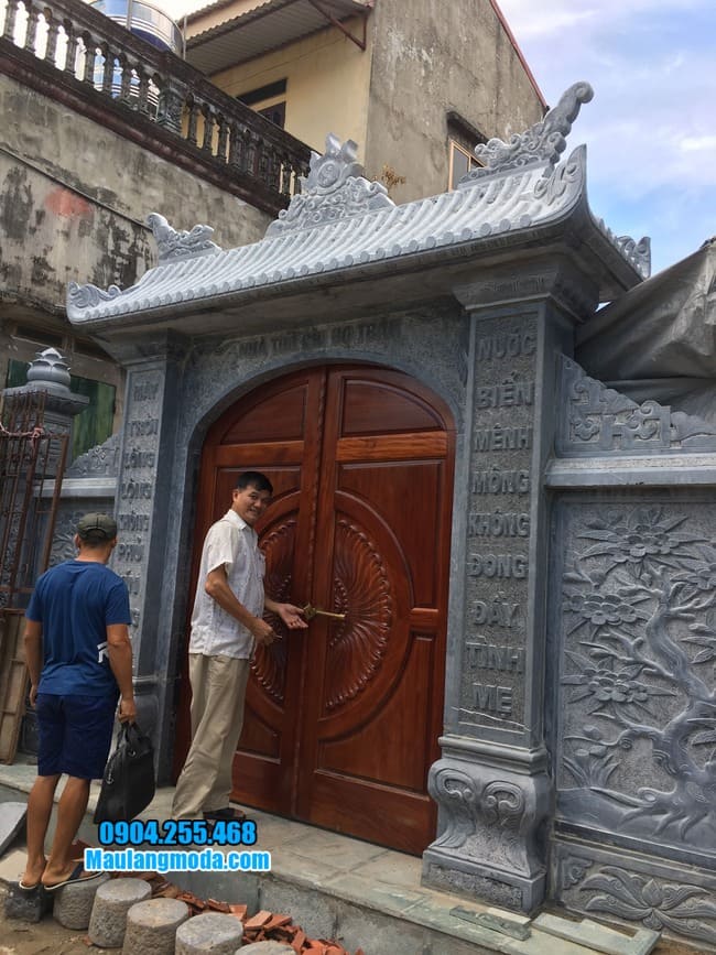 cổng nhà thờ họ đẹp tại Bắc Giang