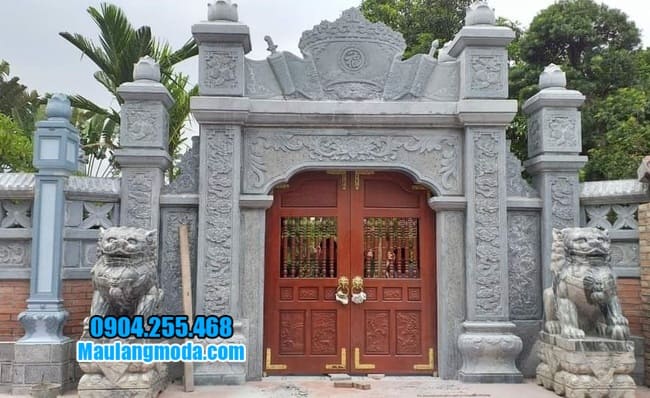 mẫu cổng nhà thờ họ đẹp tại Bắc Giang