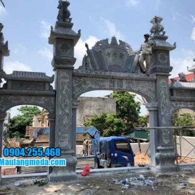 mẫu cổng tam quan bằng đá tại Hà Giang