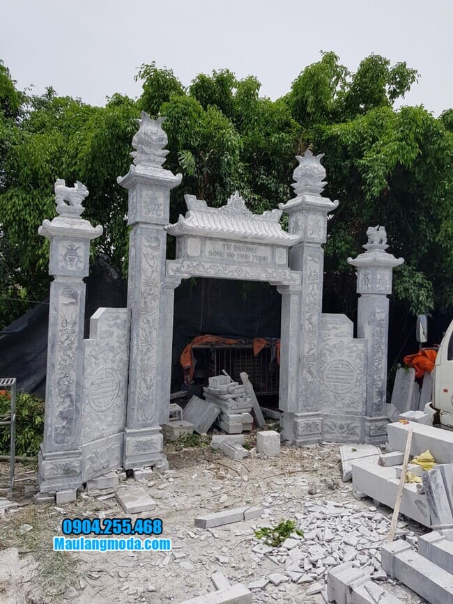 mẫu cổng tam quan đá đẹp tại Hà Giang