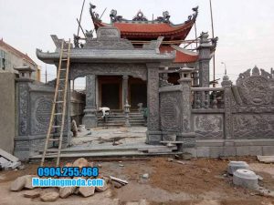 mẫu cổng đá nhà thờ họ tại Lạng Sơn