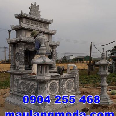 Cấu tạo mộ đôi bằng đá đẹp bán tại Vĩnh Long Mộ đá tại Vĩnh Long