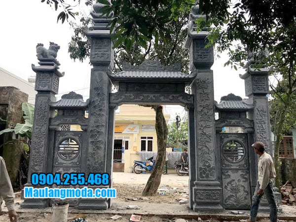 Mẫu cổng chùa tại Quy Nhơn - Các mẫu cổng đá đẹp tại Quy Nhơn