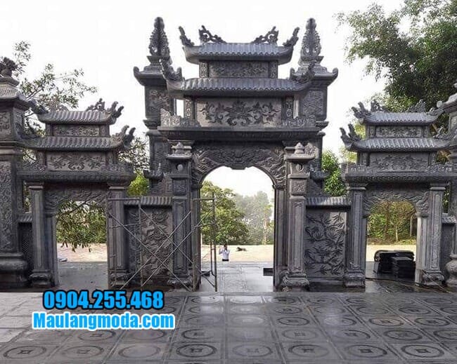 Mẫu cổng chùa đá tại Ninh Thuận - Cổng tam quan đá tại Ninh Thuận